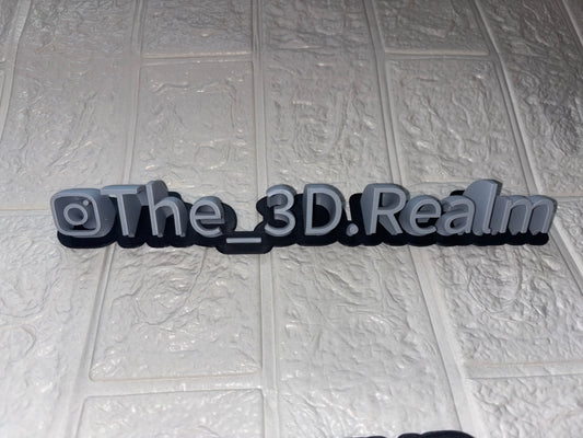 Customisable Name Sign with nfc enabled!