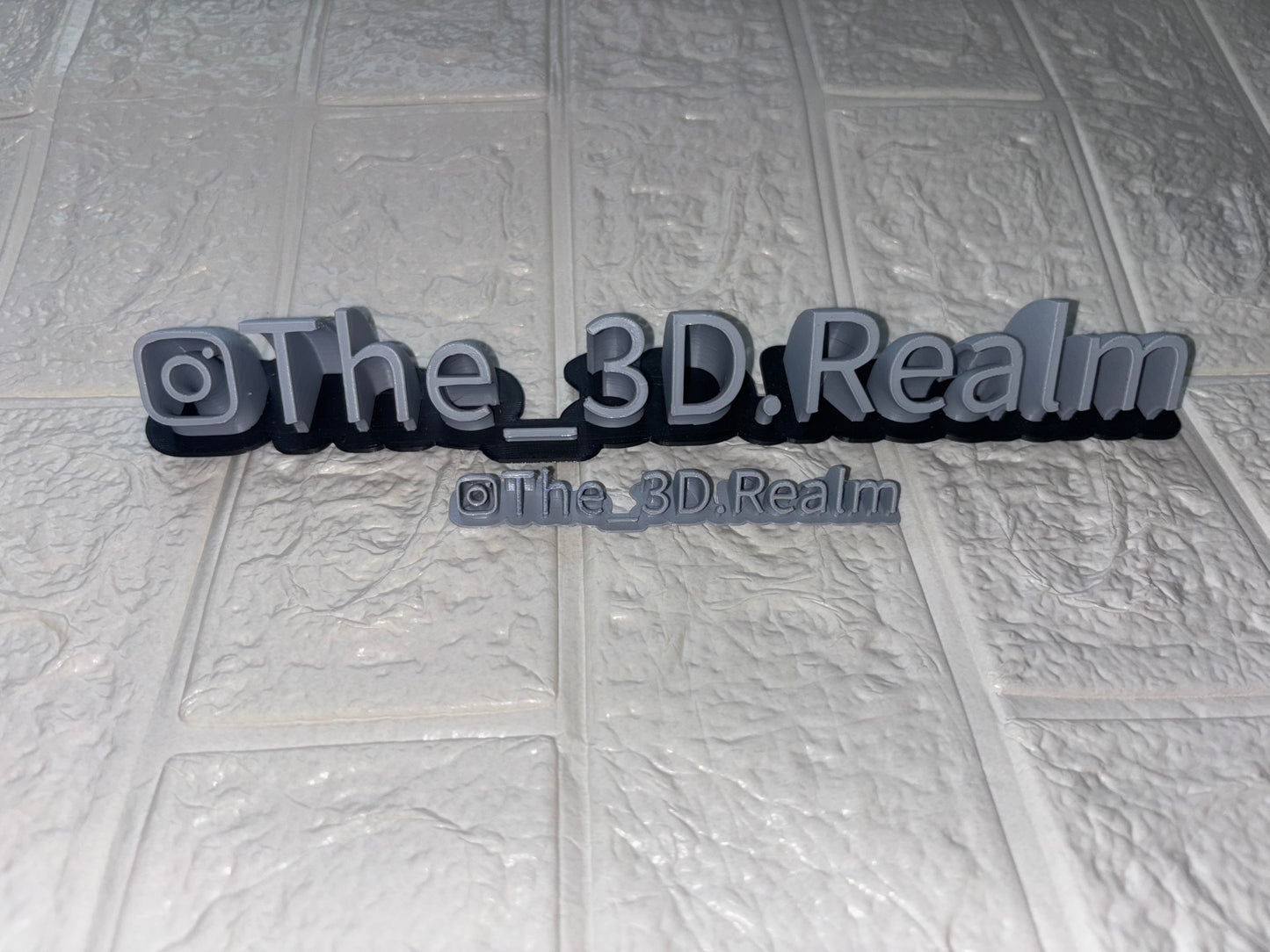 Customisable Name Sign with nfc enabled!