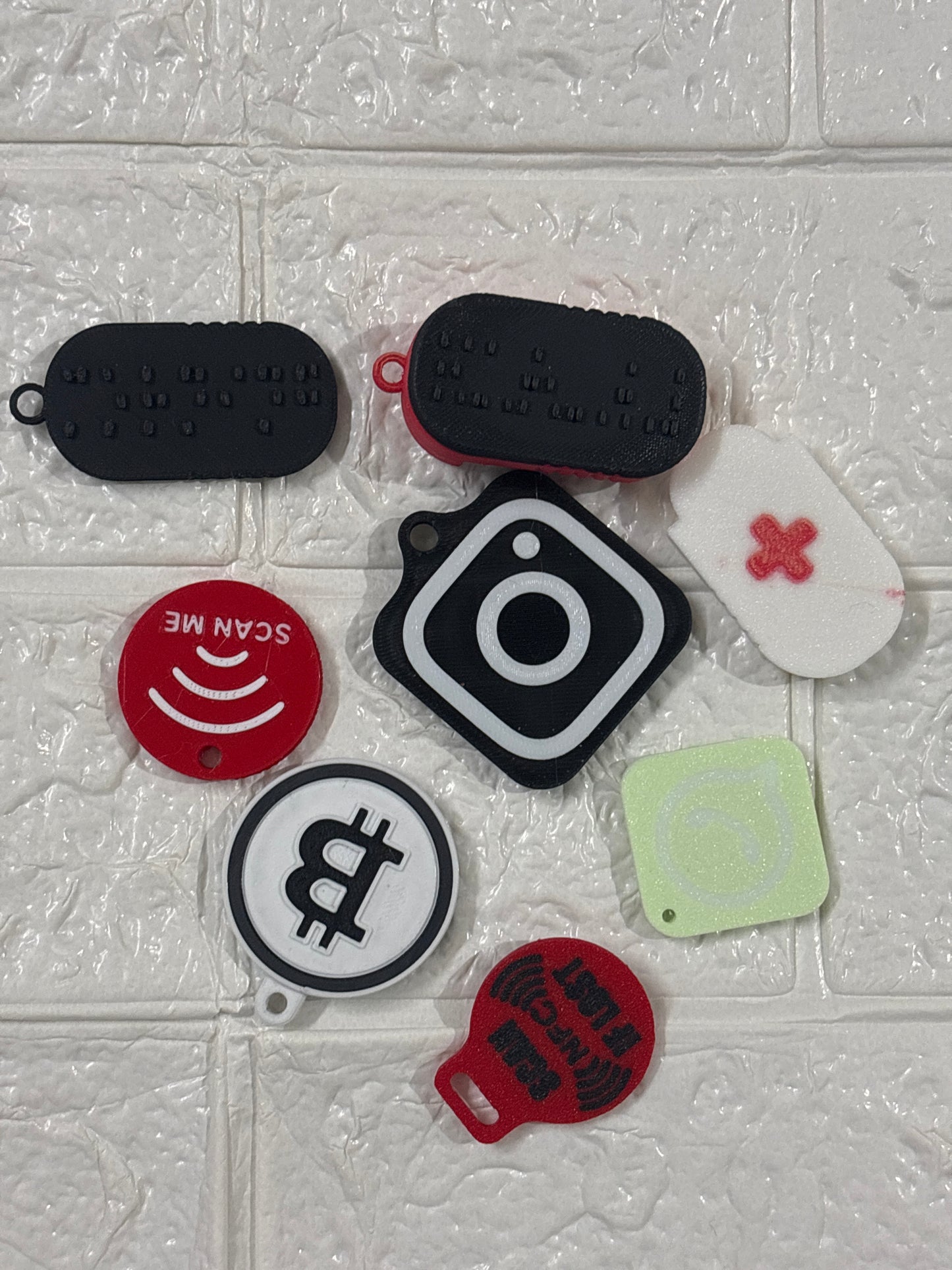 Nfc enabled Keychain For multipurpose