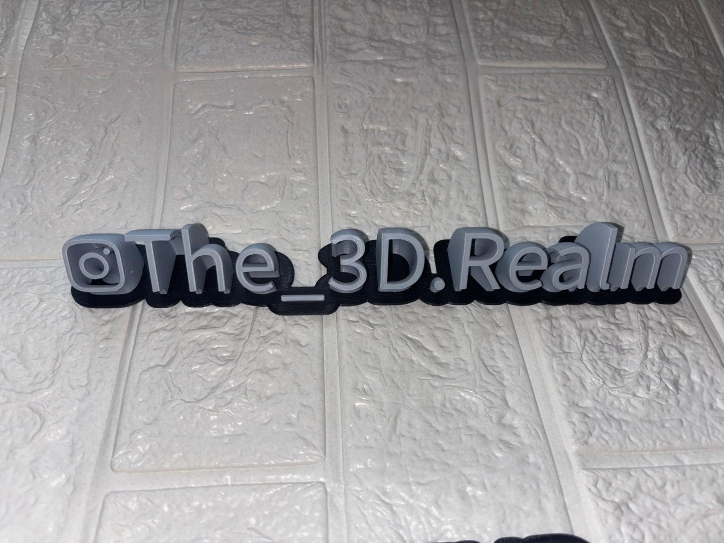 Customisable Name Sign with nfc enabled!