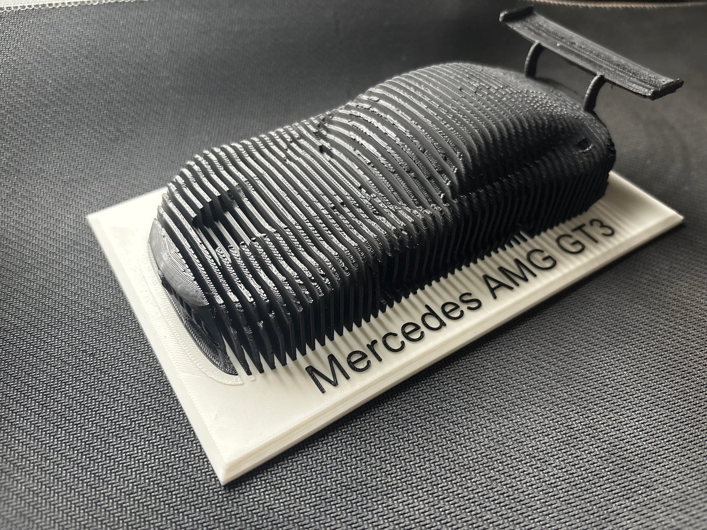 Mercedes AMG GT3 with Custom Text or logo/ Website with Nfc!