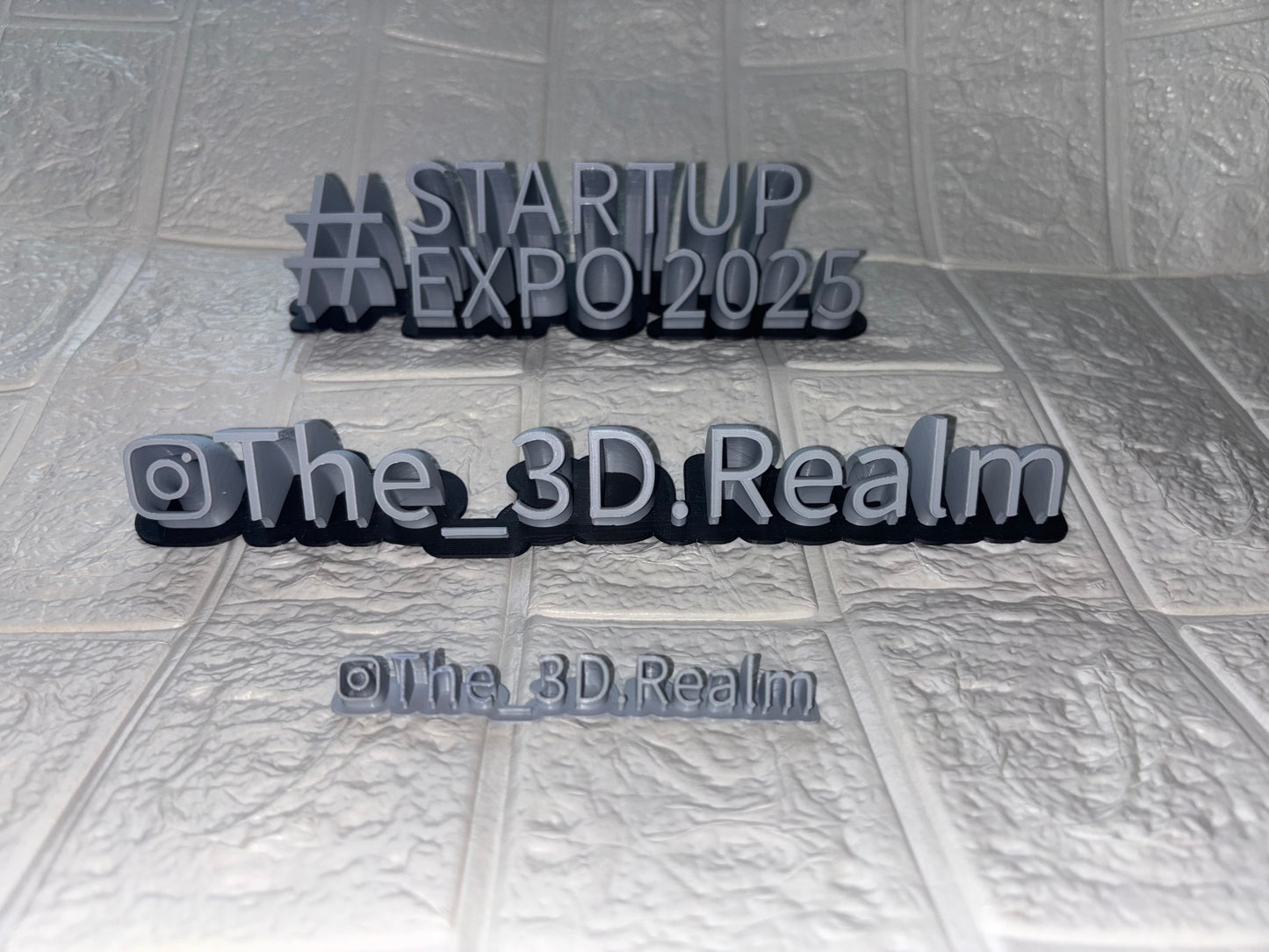 Customisable Name Sign with nfc enabled!